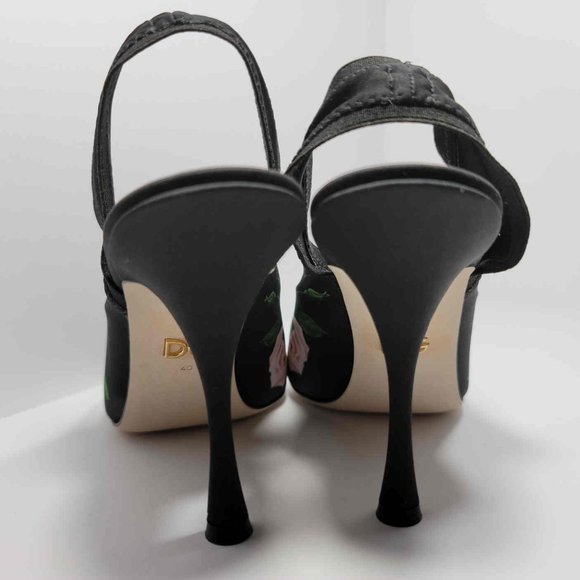 Dolce & Gabbana Floral Heels - Picture 5 of 7